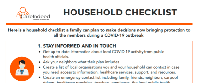 Household Checklist Image